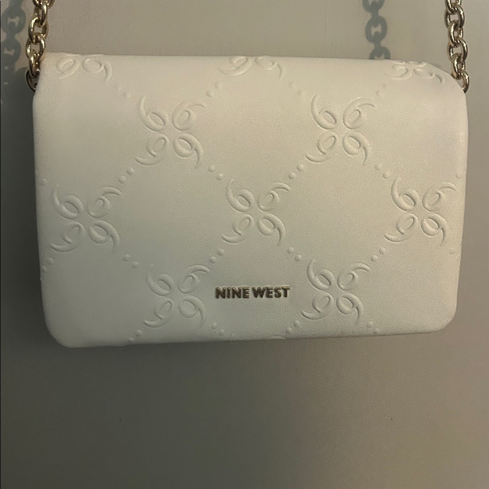 Nine West Elegant White Crossbody Bag - Picture 2 of 10